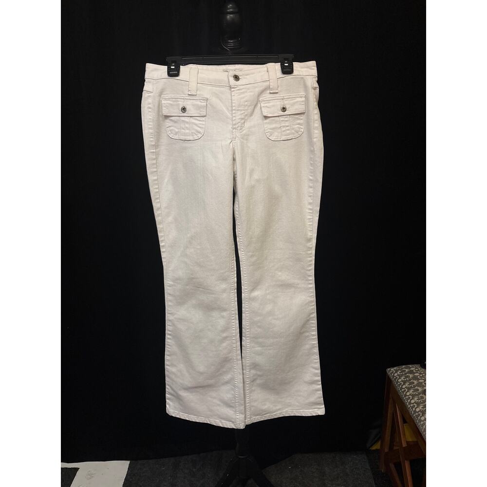 Lei White Flare Leg Jeans